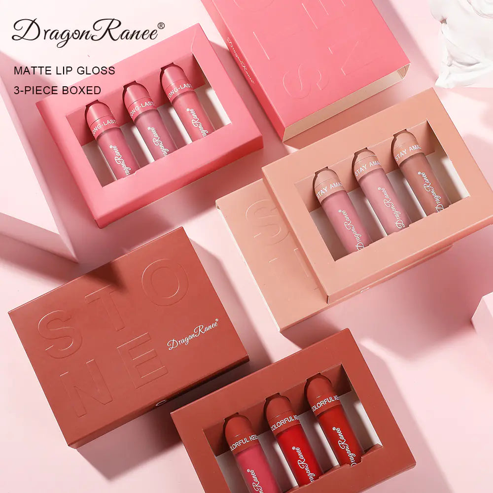 3-Piece Matte Lip Gloss Set